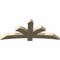 Ekena Millwork Davenport Rough Sawn Timber Gable Bracket, Douglas Fir, 72"W x 30"H x 4"D x 6"F, 10/12 Pitch GBW072X30X0406DAV00RDF - alternate 2
